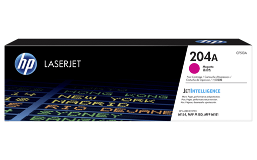 تونر کارتریج اچ پی 204a قرمز - HP 204A Magenta Original LaserJet Toner Cartridge CF513A