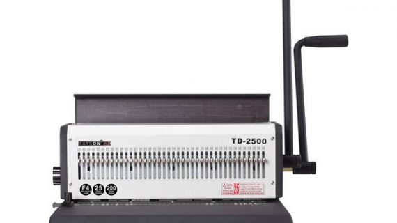 دستگاه صحافی سیمی کن فنر دوبل فلزی TD2500