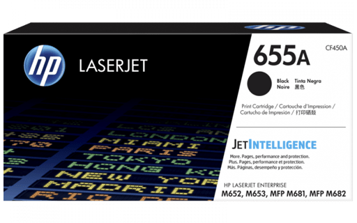 تونر کارتریج اچ پی 655 مشکی - HP 655A Black Original LaserJet Toner Cartridge CF450A