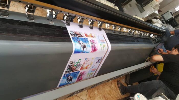 دستگاه چاپ بنر مطسا با 8 هد xaar
